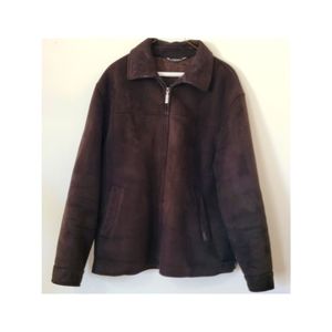 Weatherproof Men's Microsuede Jacket- Size Large